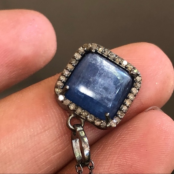 ADORINA RHODIUM DIAMOND PENDANT NECKLACE - Picture 7 of 8